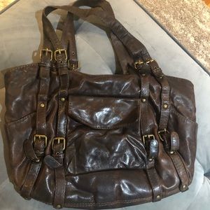 KOOBA brown leather handbag